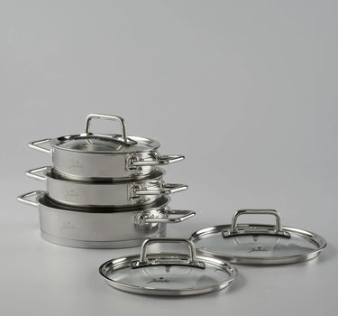 JUMBO Jumbo Assos 6-delige roestvrijstalen Omelet pannenset