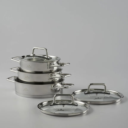 JUMBO Jumbo Assos 6-delige roestvrijstalen Omelet pannenset