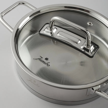 JUMBO Jumbo Assos 6-delige roestvrijstalen Omelet pannenset