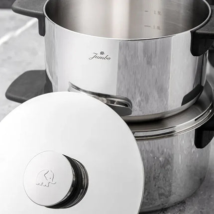 JUMBO Jumbo Infinity 3PLY 8-Delig RVS -Pannenset