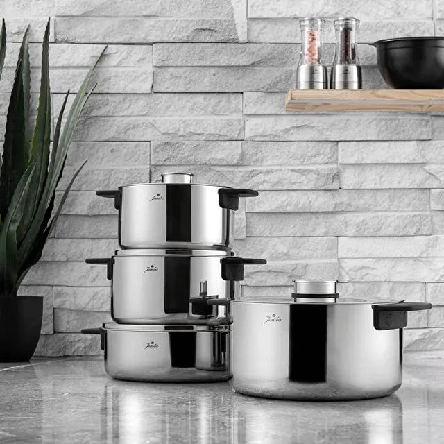 JUMBO Jumbo Infinity 3PLY 8-Delig RVS -Pannenset