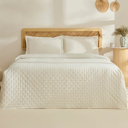 KARACA Breezy Beddensprei Ecru 230x240 cm