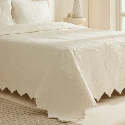 KARACA Camille Sprei Set Ecru 230x240 cm + 2 (50x70 cm)