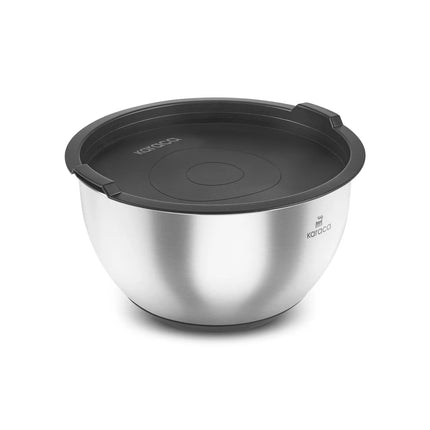 KARACA Karaca Blendbox mengkommen, Keukenschalen Roestvrijstalen kommen, Stapelbaar Ruimtebesparend Ontwerp,