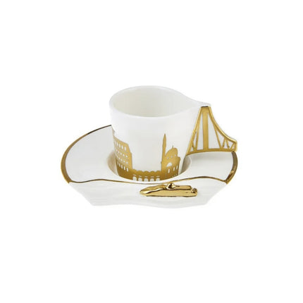 KARACA Karaca Bosphorus Espressoset 4 Delig | 2 Persoons