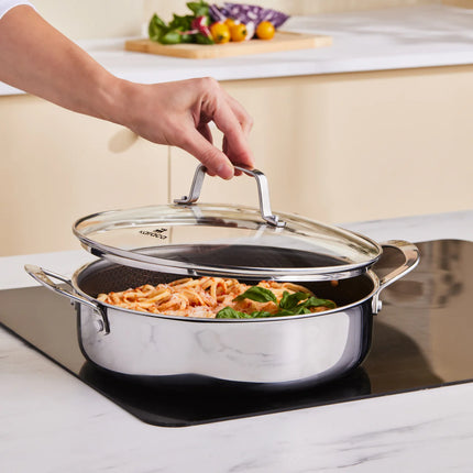 KARACA Karaca Ceramica 3-Ply RVS 7-Delige Pannen Set