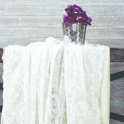 KARACA Karaca Elite Raschel Tafelkleed ( Runner )  Cream 60 x 160 cm