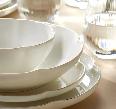 KARACA Karaca Flora 24-delig servies voor 6 personen, Gold