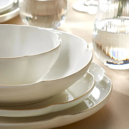 KARACA Karaca Flora 24-delig servies voor 6 personen, Gold