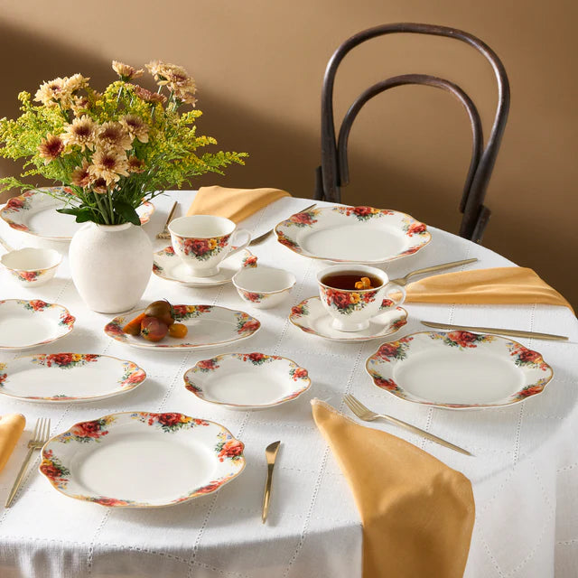 KARACA Karaca Forever Bone Amarose 26-delig Ontbijtset