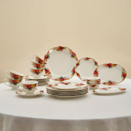 KARACA Karaca Forever Bone Amarose 26-delig Ontbijtset