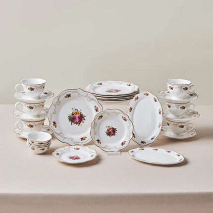 KARACA Karaca Forever Bone Antique Gold 26-Delig Ontbijtset