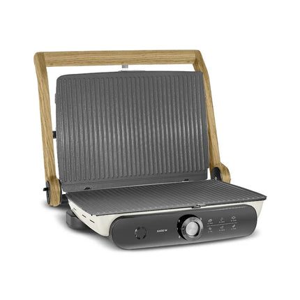KARACA Karaca Gastro Grill Pro 2400W Grill- en Tosti-apparaat Wood Craft