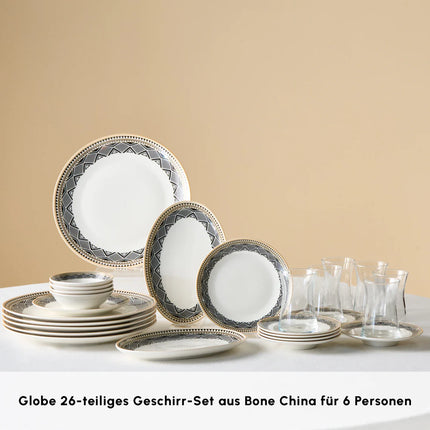 karaca Karaca Globe 20-delige ontbijtset voor 6 personen