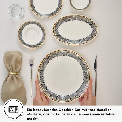 karaca Karaca Globe 20-delige ontbijtset voor 6 personen