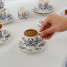 KARACA Karaca Haliç Espresso Koffieset 6-persoons 12-delig , 80 ml