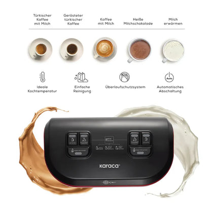 KARACA Karaca Hatır Hüps Düet Turkse Koffiemachine Beige, 1400W