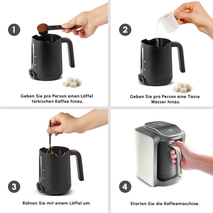 KARACA Karaca Hatır Neo Turkse Koffiezetapparaat - Starlight