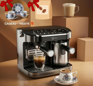 KARACA Karaca Hatır Perfetto Espresso- en Turkse Koffiemachine INOX