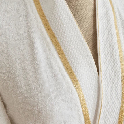 KARACA Karaca Home Glory Lurex 9-delige Familie Badset Gold-Beige