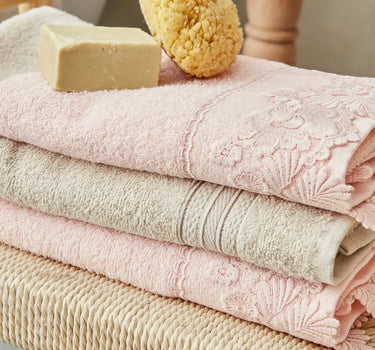KARACA Karaca Home Shine Family  Badjas set Powder Beige