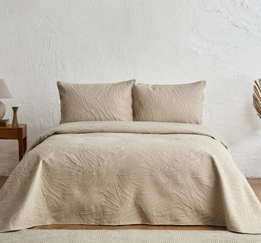KARACA Karaca Home Sonnia Tweepersoons Beddensprei Set Beige