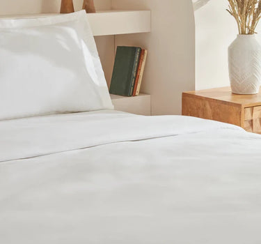 KARACA Karaca Home White Collection Lavin 100% Katoen Tweepersoons Dekbedovertrek Set Wit