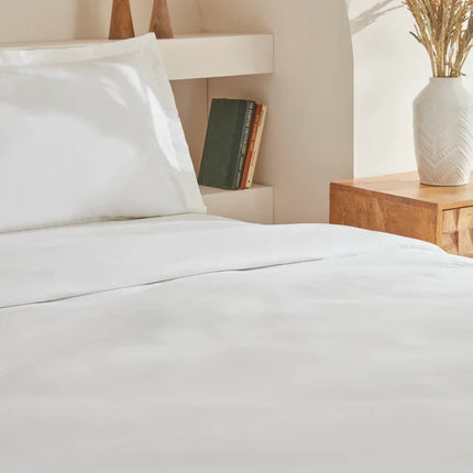 KARACA Karaca Home White Collection Lavin 100% Katoen Tweepersoons Dekbedovertrek Set Wit