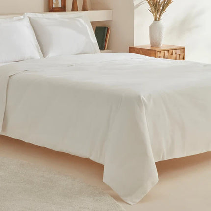 KARACA Karaca Home White Collection Lavin 100% Katoen Tweepersoons Dekbedovertrek Set Wit