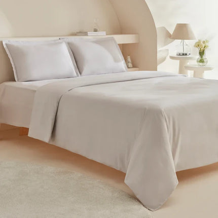 KARACA Karaca Home White Collection Lavin 100% Katoen Tweepersoons Dekbedovertrek Set Stone