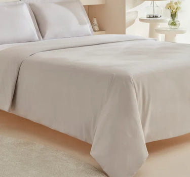 KARACA Karaca Home White Collection Lavin 100% Katoen Tweepersoons Dekbedovertrek Set Stone