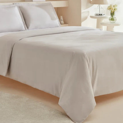 KARACA Karaca Home White Collection Lavin 100% Katoen Tweepersoons Dekbedovertrek Set Stone