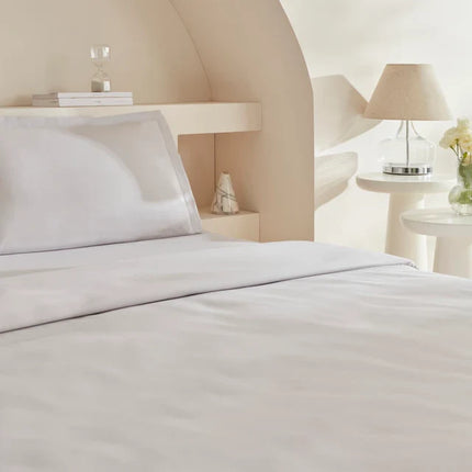 KARACA Karaca Home White Collection Lavin 100% Katoen Tweepersoons Dekbedovertrek Set Stone