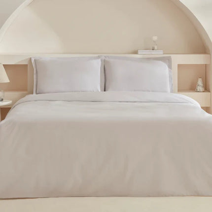 KARACA Karaca Home White Collection Lavin 100% Katoen Tweepersoons Dekbedovertrek Set Stone