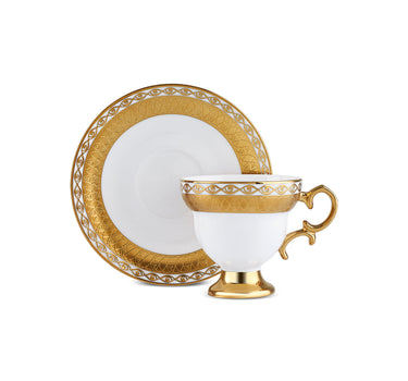 KARACA Karaca Hurrem Turkse Koffieset Espressoset 12 Delig | 6 Persoons ( 90 ml )