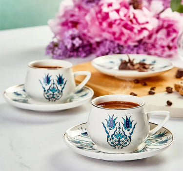 KARACA Karaca İznik Espressoset 12 Delig | 6 Persoons