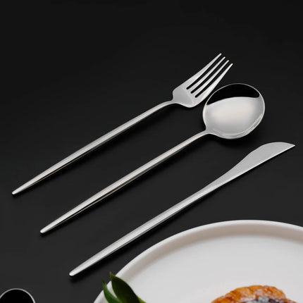 karaca Karaca Jupiter Platin, 60-delige bestekset in doos voor 12 personen