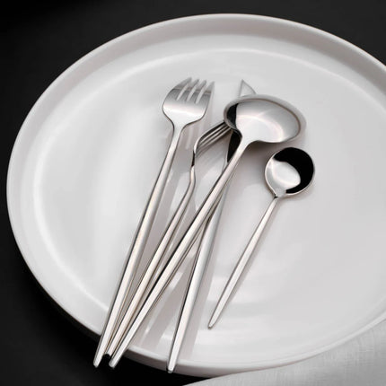 karaca Karaca Jupiter Platin, 60-delige bestekset in doos voor 12 personen