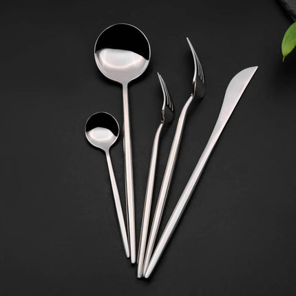 karaca Karaca Jupiter Platin, 60-delige bestekset in doos voor 12 personen