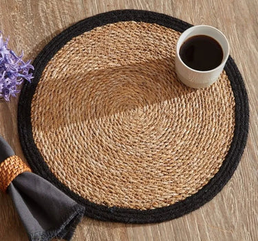 KARACA Karaca Luka Placemat 37cm Zwart Per Stuk