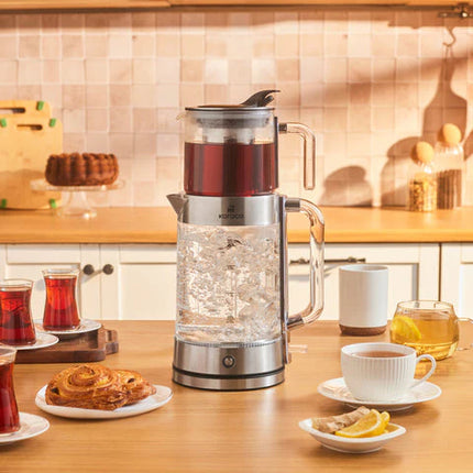 KARACA Karaca Luma Glazen Elektrische Theepot