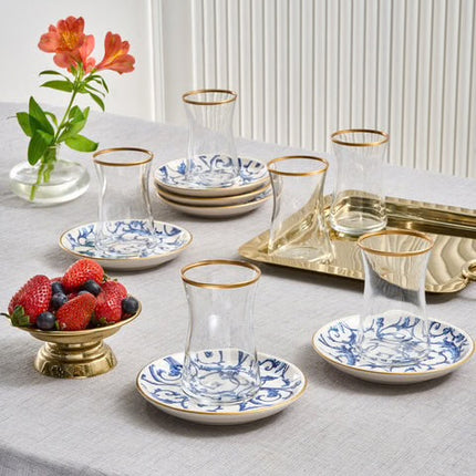 KARACA Karaca Mare Theeset 12 Delig | 6 Persoons