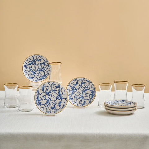 KARACA Karaca Mare Theeset 12 Delig | 6 Persoons