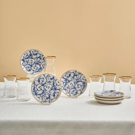 KARACA Karaca Mare Theeset 12 Delig | 6 Persoons