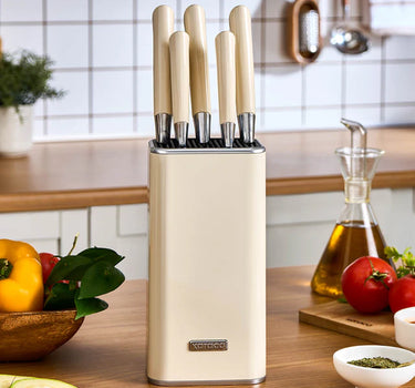 KARACA Karaca Mastersharp messen Set, Ecru