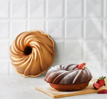 KARACA Karaca Metallic Pare Casting Cake Vorm Gold