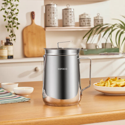 KARACA Karaca Minifry Rvs Frituurpan, 2l, Zilver