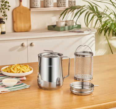 KARACA Karaca Minifry Rvs Frituurpan, 2l, Zilver