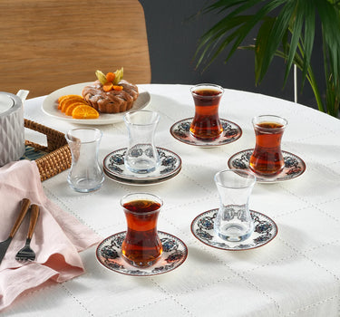 KARACA Karaca New Nakkas Theeset 12 delig | 6 persoons