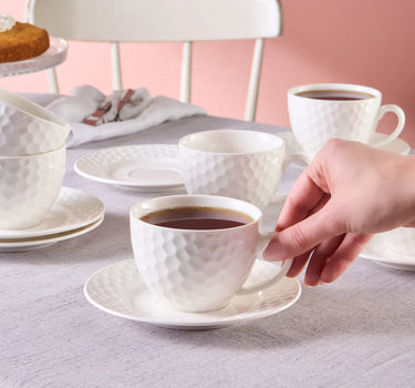 KARACA Karaca Nora Cappuccino/Nescafeset 12-Delig | 6-Persoons